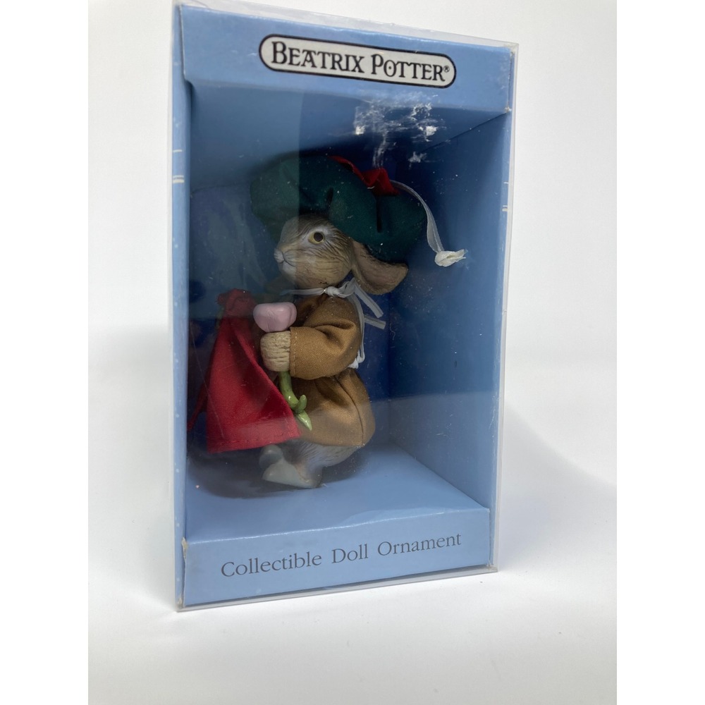 SCHMID Beatrix Potter Doll Ornament New Benjamin Bunny Collectible Peter Rabbit